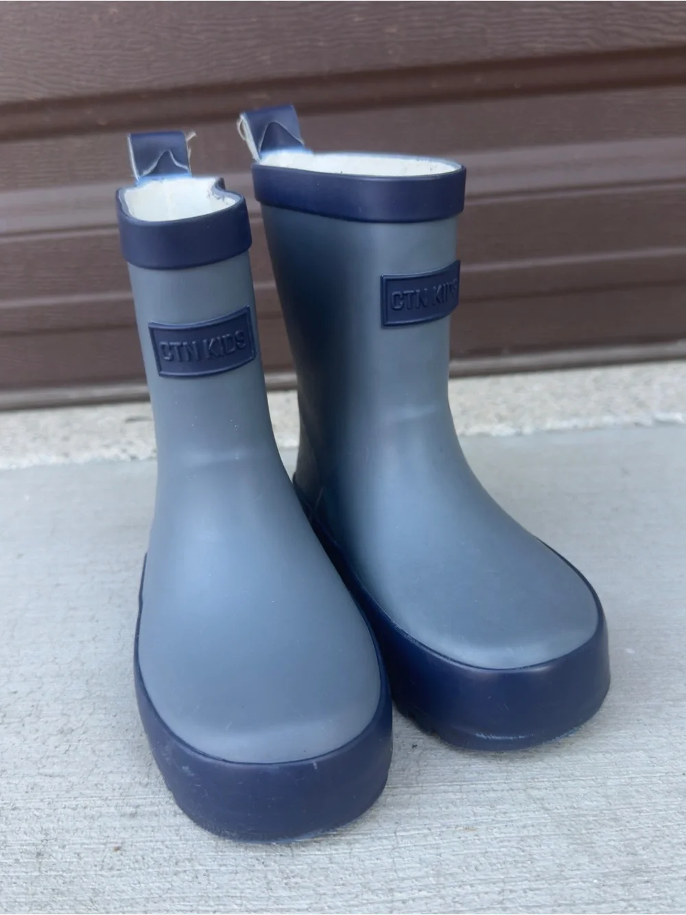 Cotton On Kids Blue Rain Boots Size 5/6